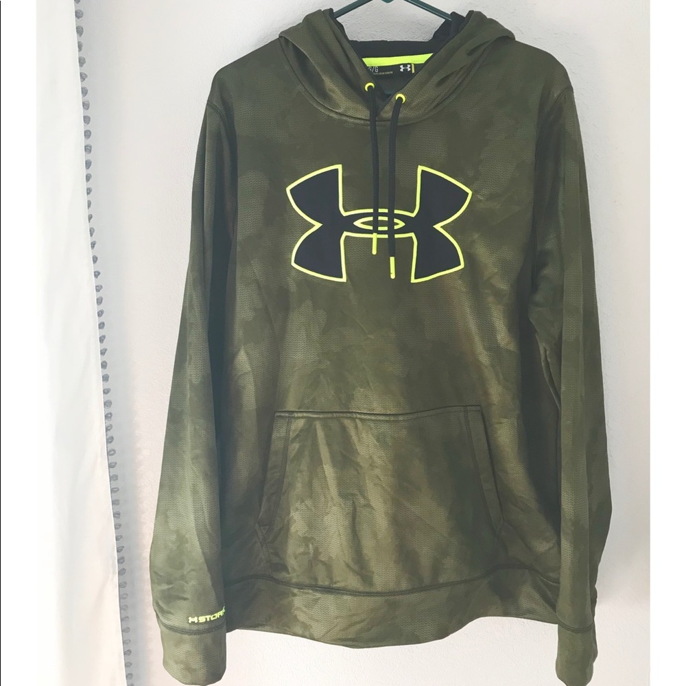 Under Armour | Men’s Hoodie Sweatshirt -Green Camo